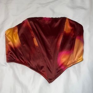 Urban outfitters corset crop top